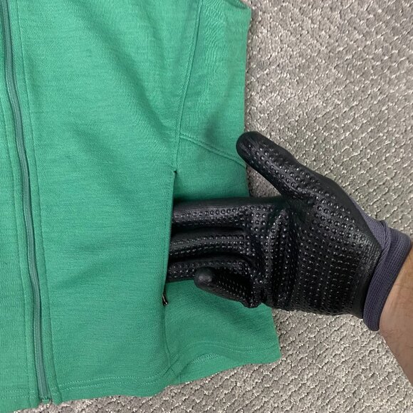 Ibex Merino Wool Vest Women's Small Green Full Zip Sweater Shak - Picture 3 of 11